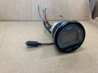 Round Digital Speedometer Yamaha Digital Speedometer Speed Round Gauge Used Free USA Shipping | eBay
