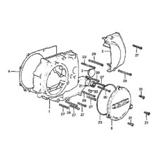 HONDA XL 350 K 1974-1975 full engine stainless allen screw kit XL350 XL350K