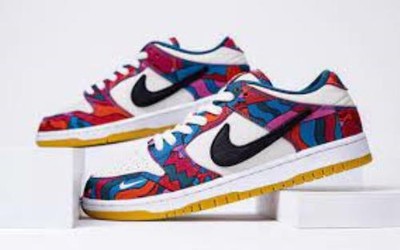parra x nike sb dunk low pro abstract art