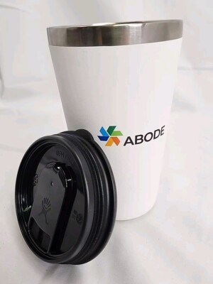 Hydro flask 16 oz tumbler White ABODE