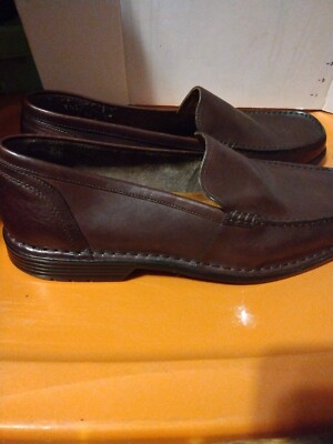 Rockport Adiprene comfort brown leather shoes size Men display picture 3