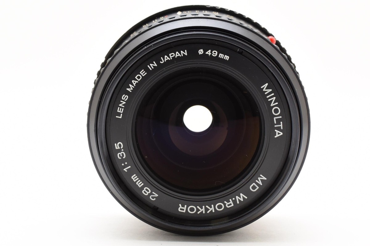 ミノルタ　MD W ロッコール 28mm F3.5（新品） MINOLTA MD W.ROKKOR 28mm F3.5 Lens [NEAR MINT] FREE SHIPPING