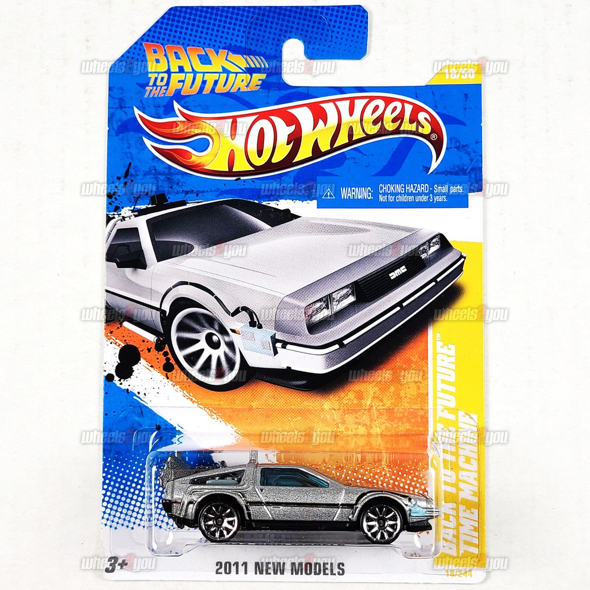 Hot Wheels BACK TO THE FUTURE TIME MACHINE #18 DeLorean New