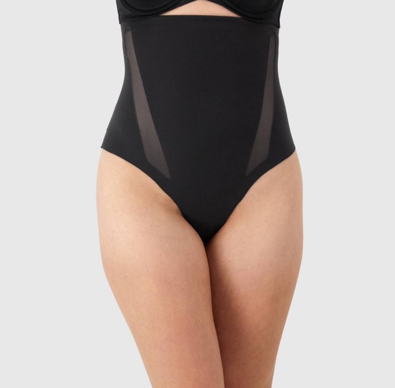 NWT~ Maidenform S Black Shapewear Extra Firm Shaping SES200 Thong Panties 1299