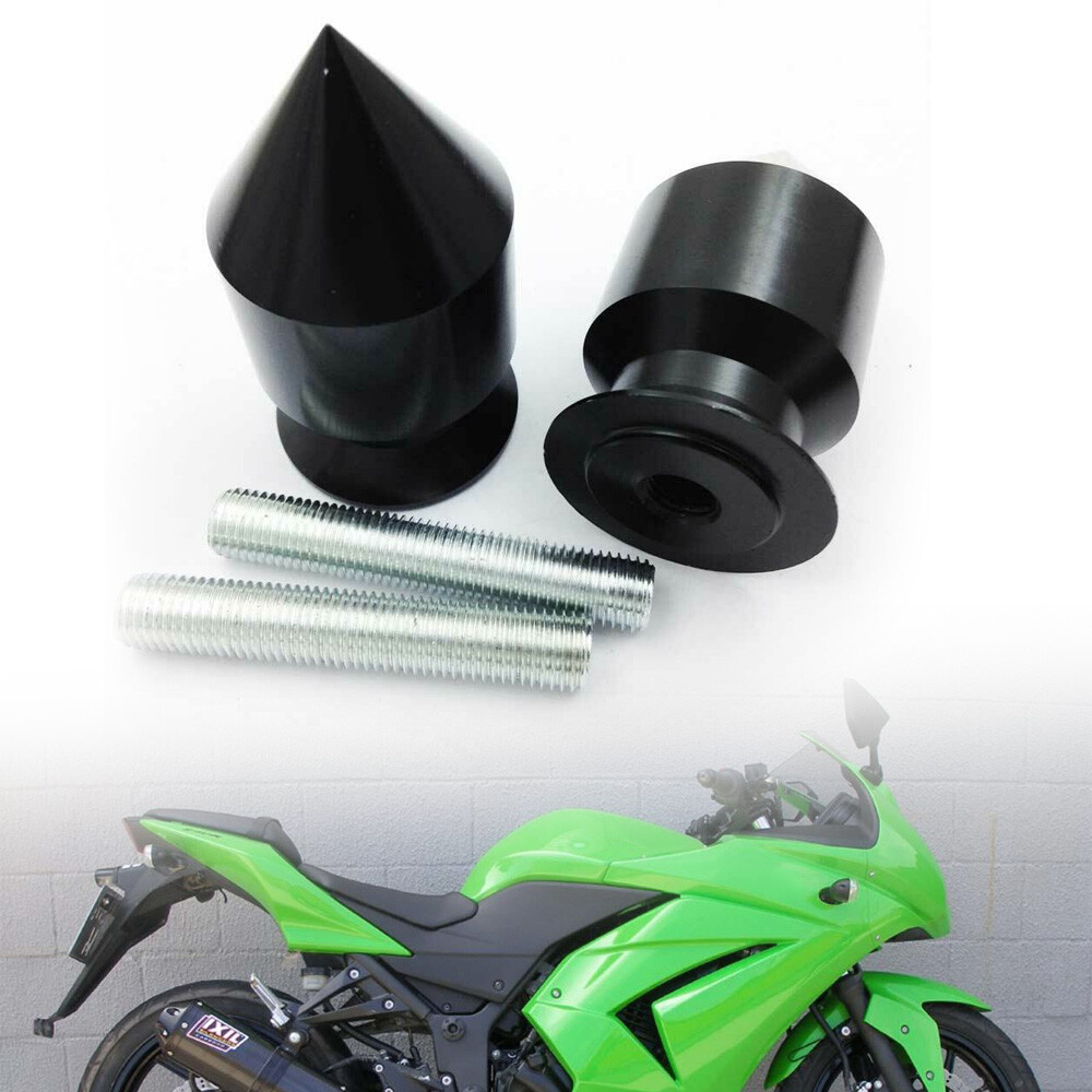Swingarm Sliders Spools Black Fits For Kawasaki Ninja ZX-12R