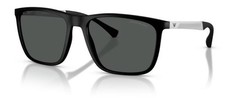 Emporio Armani Men's EA4150 5063/87 59mm Rectangular Sunglasses