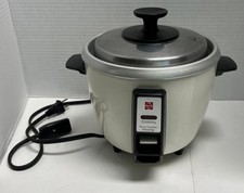 De colección. Hervidor de arroz National Rice-O-Mat SR-6E 3 tazas 300 W falta colador