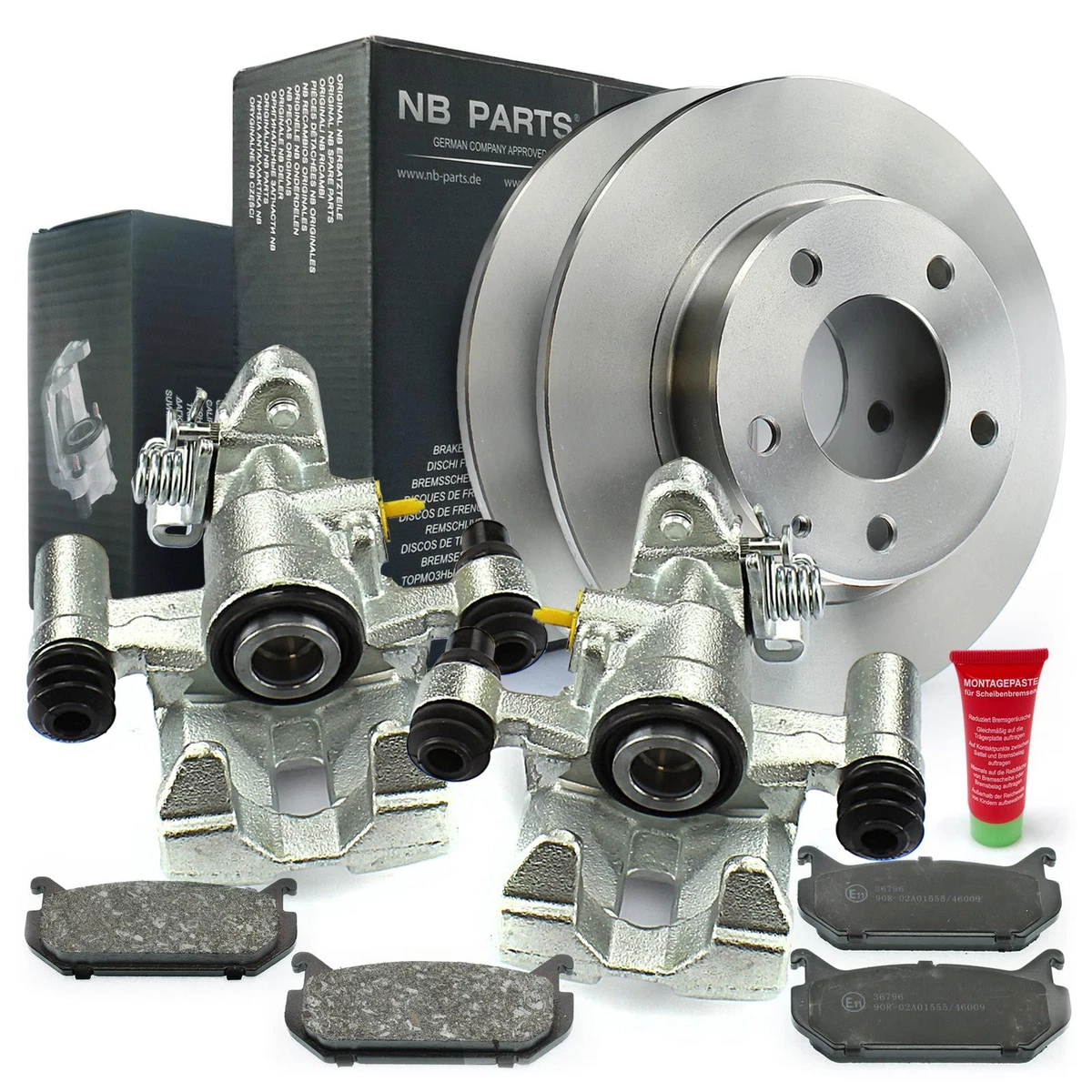 Kit De Frenos Traseros Completos Para Ford Probe I 2.2 Y Mazda 626 III - Discos 259mm Y Pastillas