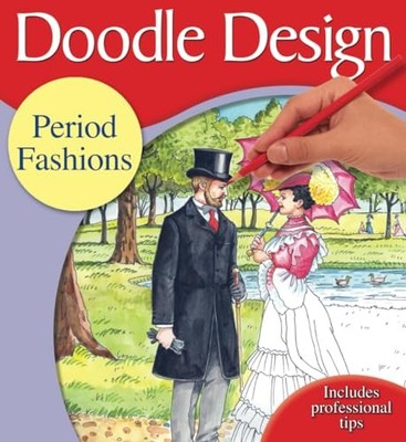 Period Fashions: Doodle Design Adult Colouring, I-Read