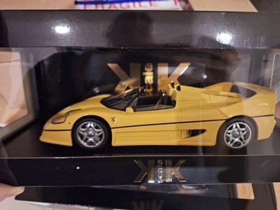 KK Scale 1/18 Scale Diecast KKDC180952 - Ferrari F50 - yellow BNIB UK