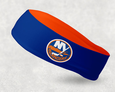 Reversible New York Islanders Headband Stretch Headband NY Islanders Headband