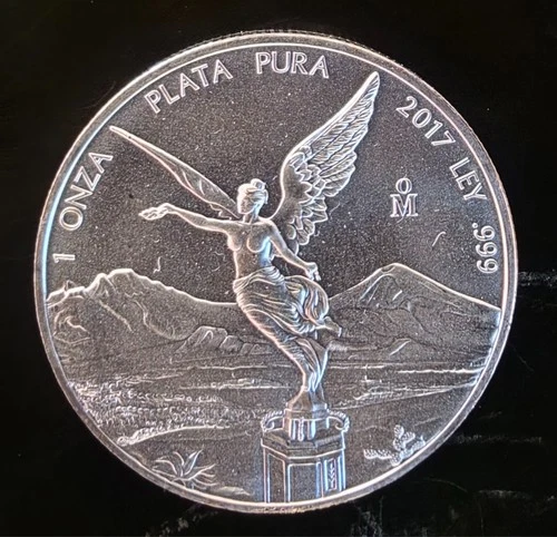 2017 Libertad Mexico Mint Plata Pura Rare Vtg  Bullion-0.999 Silver 1 Oz Coin