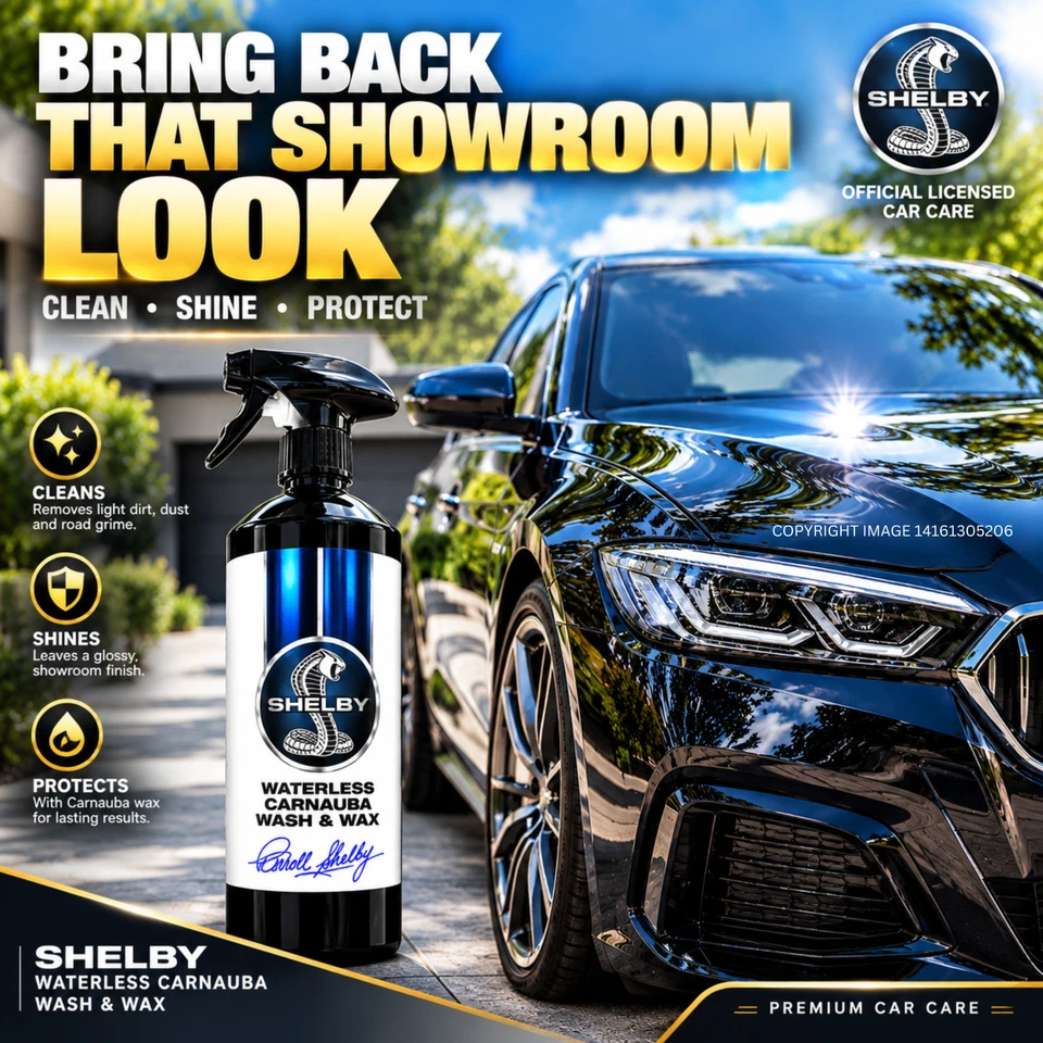 Shelby Waterless Wash and Wax lifestyle vehicle care