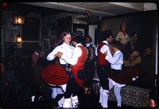 35mm Slide - Folk Dance Performance Adega Machado Lisbon Portugal 1974