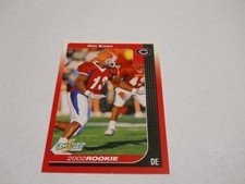 ALEX BROWN ROOKIE CARD CHICAGO BEARS 2002 SCORE. rookie card picture