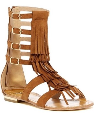 EXE Melina Fringe Women s EU 39 US 8.5 Gladiator Bohemian Buckle Sandals w/cover