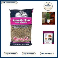 Versatile Spanish Moss 250 Cubic Inches - Perfect for Crafts  Interior Plants