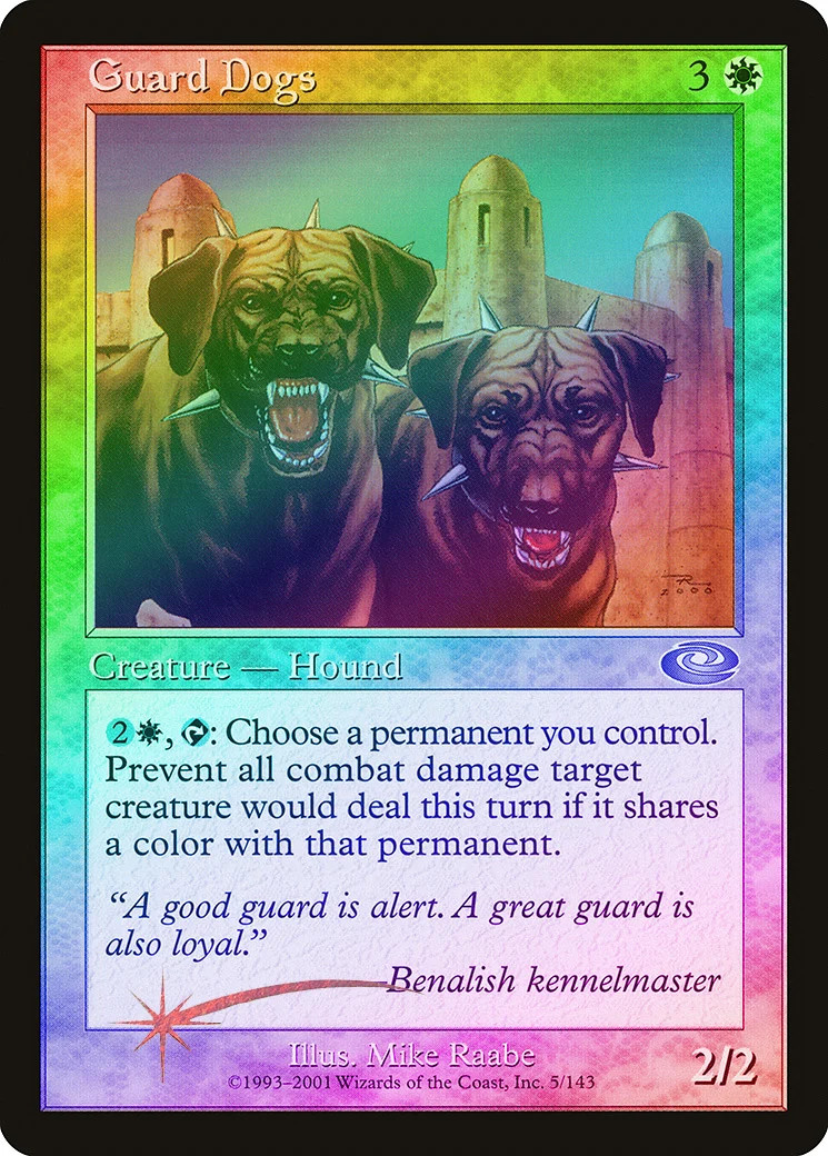 Guard Dogs FOIL Planeshift NM White Uncommon MAGIC THE GATHERING CARD ABUGames
