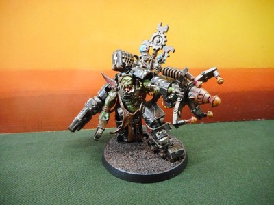 WH 40k Miniatur Big Mek Space Orks HQ  Mekboss KMB Shokk-Boosta GW
