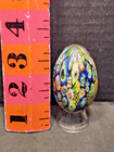 Murano Millefiori Easter Egg Paperweight w/ stand — photo 8