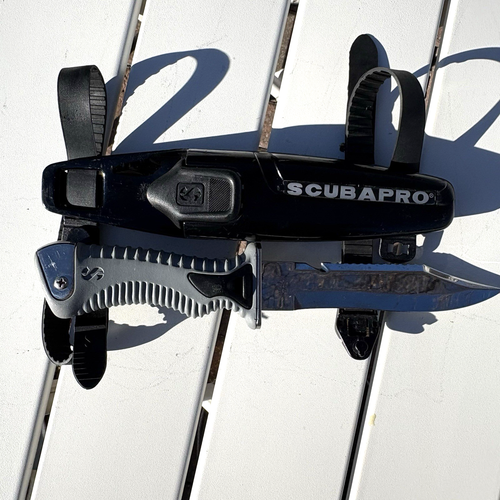 Scubapro K6 HP Stainless Steel Dive Knife & Sheath Made in Italy - Picture 4 of 5