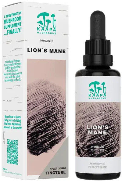 Kaapa Mushrooms Lion's Mane Mushroom Organic Extract Tincture - 50ml WP - Image 4