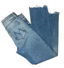 Mother The Rascal Ankle Chew Truth or Dare Raw Hem Women's Jeans Size 26