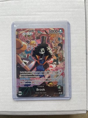 Brook OP15-022 Alt Art Leader One Piece TCG English NM