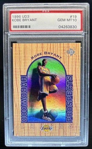 1996-97 Upper Deck UD3 Kobe Bryant Rookie RC #19 Lakers PSA 10
