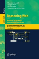 Sebastian Rudolph (U. A.) | Reasoning Web. Semantic Technologies For...