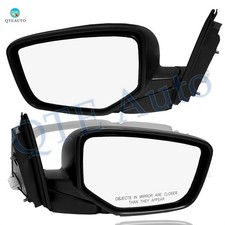 2pc Left-right Side Power Heated Foldaway View Mirror For 2008-2012 Honda Accord