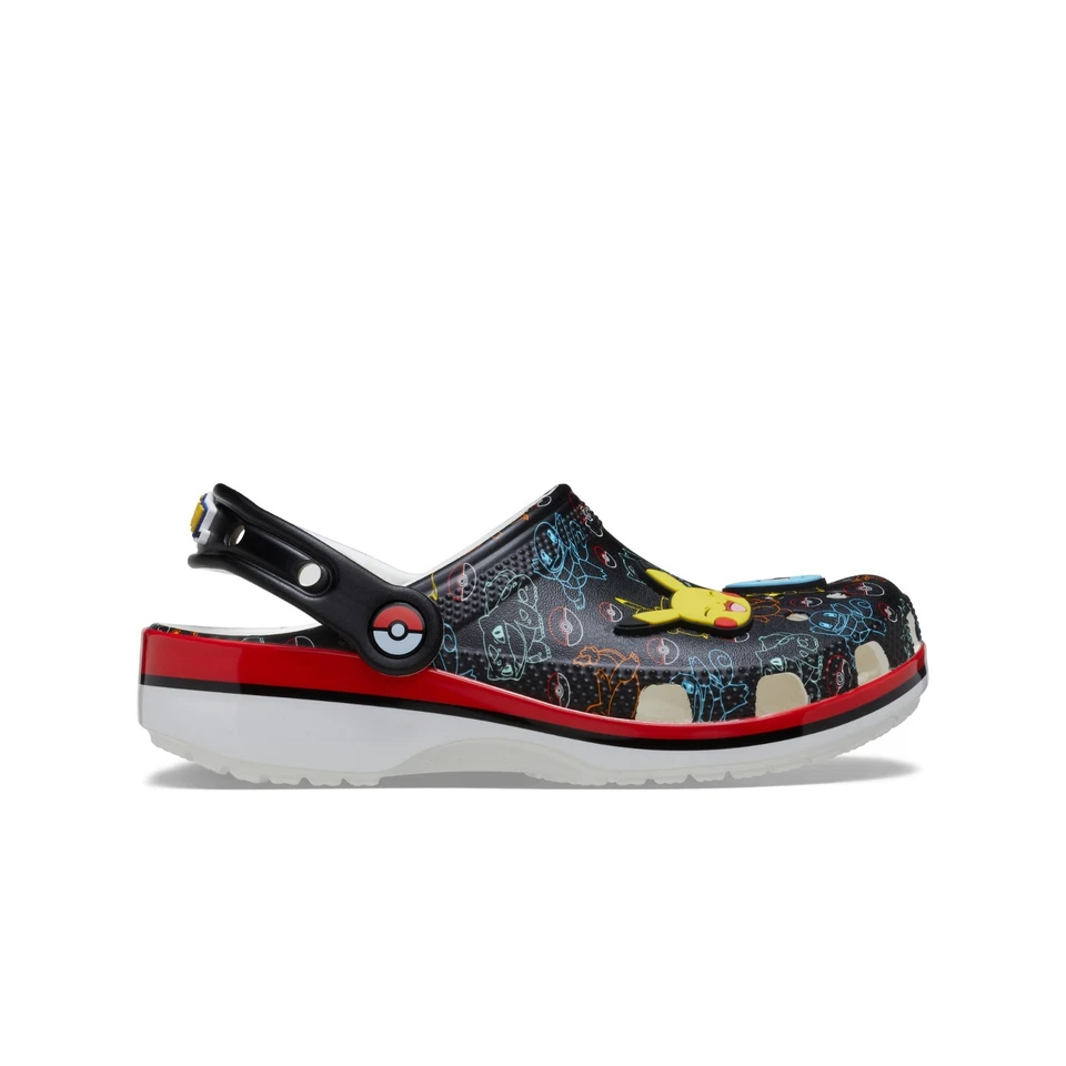 Crocs x Pokemon tamanco clássico "Pokemon Starters" sandálias infantis 211345-90H - Imagem 2 de 4