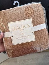 Lila and Jack 100 Cotton Waffle Baby Blanket Soft Lightweight Receiving Blanket
