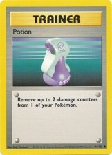 Potion - 94/102 - Common - Unlimited Edition (Damaged) Base Set - Trainer Pokémo