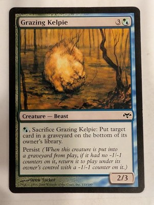 Grazing Kelpie - Eventide Magic the Gathering MTG Nice!