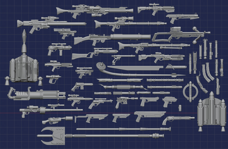 Star Wars - Accessory Collection - 1:18, 1:12, 1:6 Scales