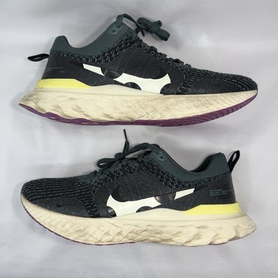 Size 12 - Nike React Infinity Run Flyknit 3 Mineral Teal Polka Dots
