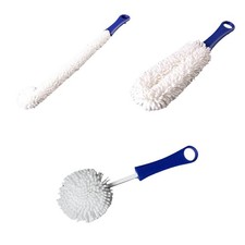 2X 3 Pieces Wine Decanter Cleaning Brush,Flexible Wine for3341