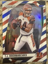 2024 Panini Prizm - T.J. Houshmandzadeh #63 Red White & Blue Prizm