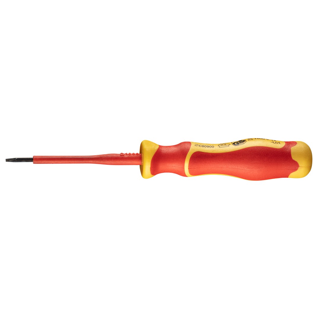 Tresice France Rot Flachschraubendreher 0,4 X 2,5 X 75 Mm, 1000 V - Bild 4