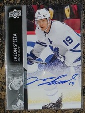 2021-22 Upper Deck JASON SPEZZA Snow Spray Auto! #422 Toronto Maple Leafs! SSP!