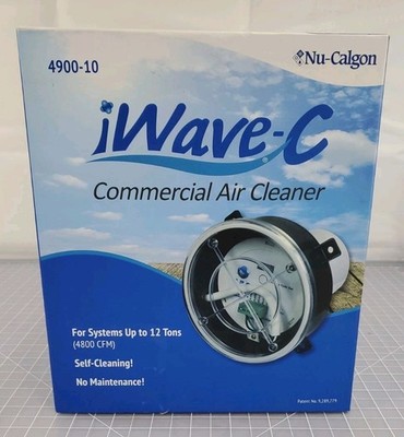 Nu-Calgon iWave-C 4900-10 Ducted Air Purifier Commercial 4800 CFM Self-Cleaning