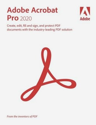 Adobe Acrobat Pro 2020 | Lebenslange Nutzung | 1 Gerät | Windows | Kein Abo