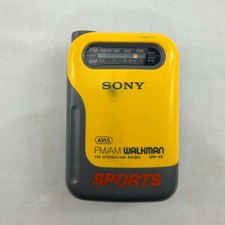 Sony FM/ AM Walkman Sports w/ AVLS  Original Belt Clip Model: SRF-85 - Tested
