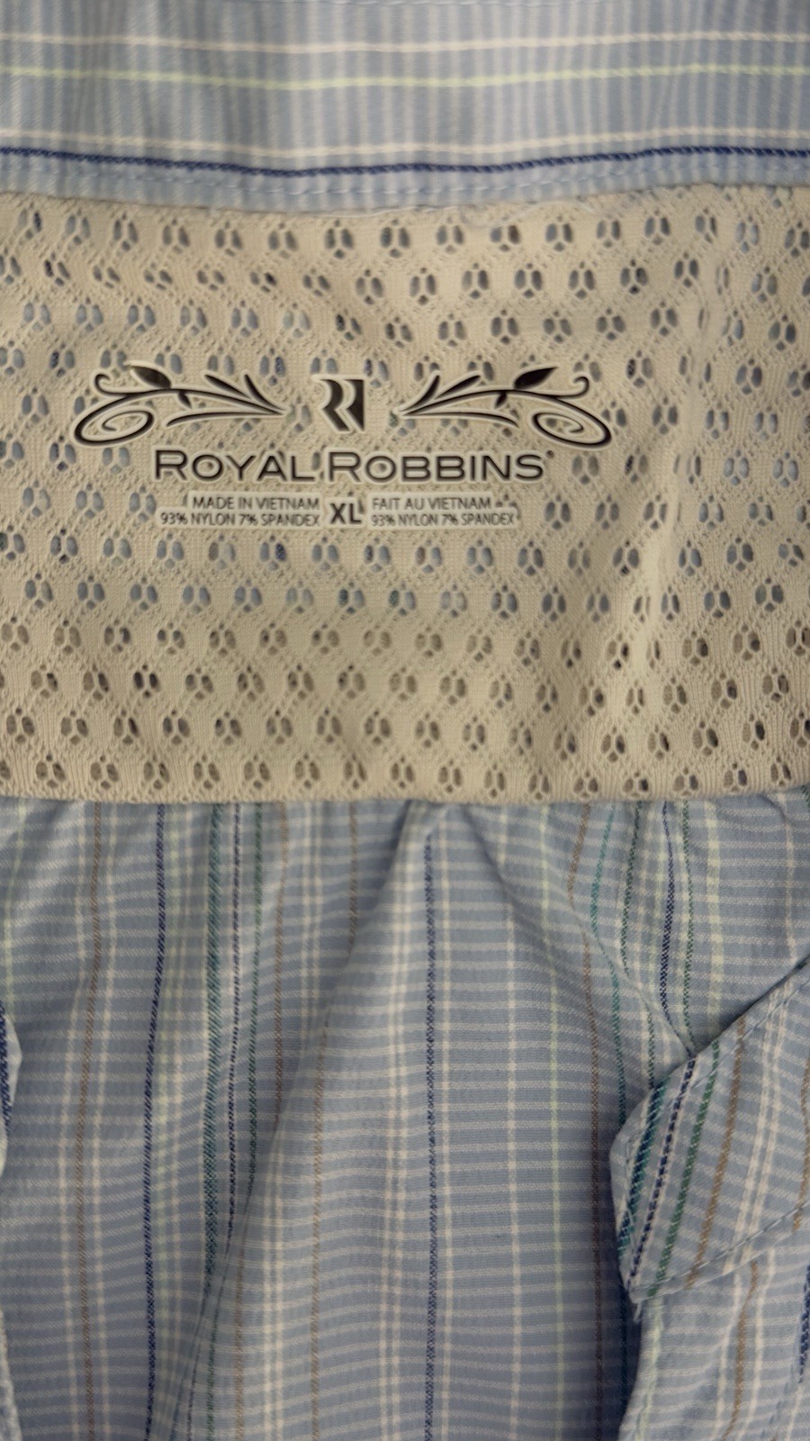 Blue 3/4 Button Down Shirt - image 8