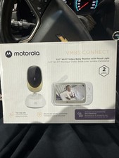 Motorola VM85 Connect 5" Wi-Fi Video Baby Monitor W/Mood Light  Camera
