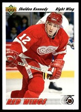 1991-92 Upper Deck Sheldon Kennedy Detroit Red Wings #408