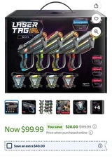 Rechargeable Laser Tag for Kids Teens & Adults - Blasters & Vest Sensors