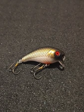 Vintage Tom Mann’s Baby 1- Minus Stamped Crankbait Fishing Lure 