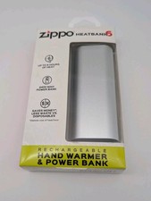 Zippo Heatbank 6 Rechargeable Hand Warmer  Power Bank USB Compatible